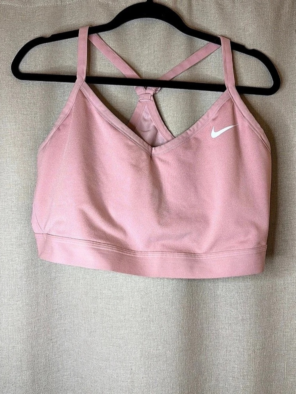 Nike DRI-FIT adjustable Sports Bra in Pink